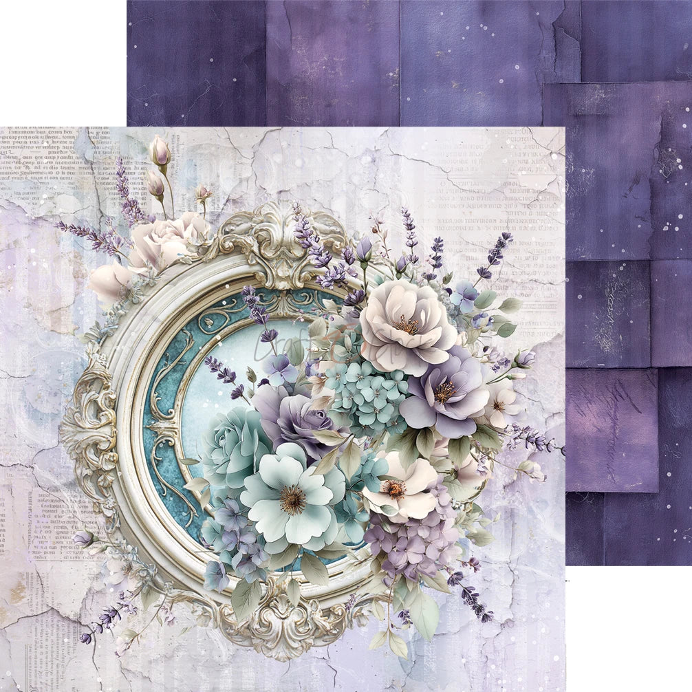 Craft O'Clock - Flowers Of Delight 8"x 8" Mix Paper Collection Pack