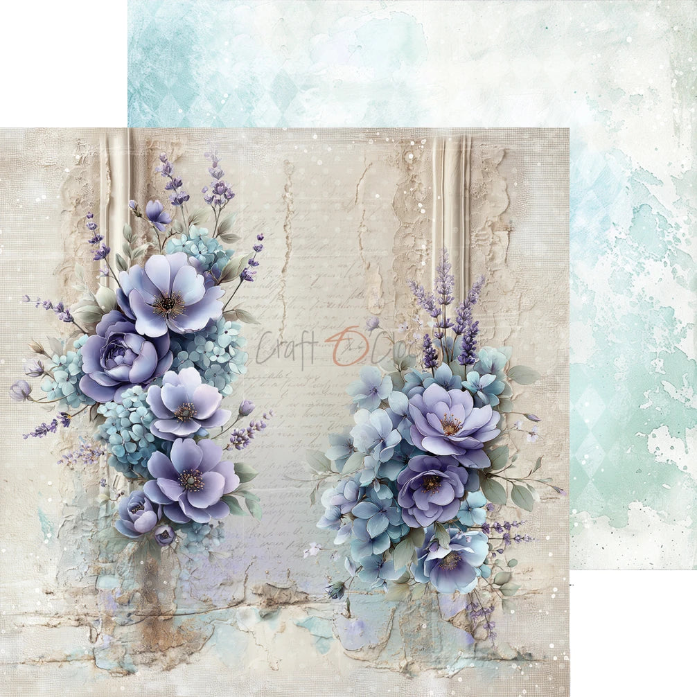 Craft O'Clock - Flowers Of Delight 8"x 8" Mix Paper Collection Pack