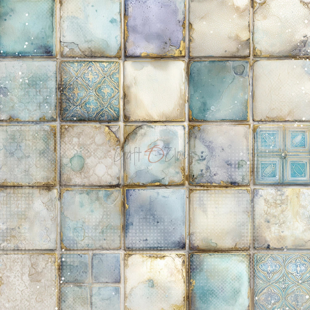 Craft O'Clock - Flowers Of Delight 8"x 8" Mix Paper Collection Pack