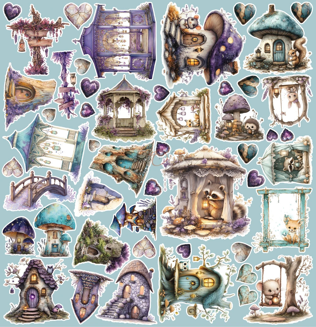Craft O'Clock - Flowers Of Delight Extras  Fairy World Set 1