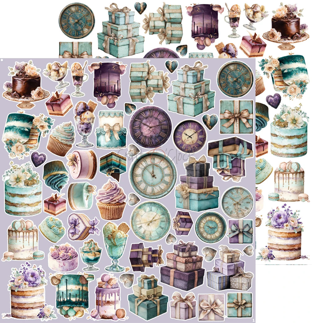 Craft O'Clock - Flowers Of Delight Extras Set 3 Mix