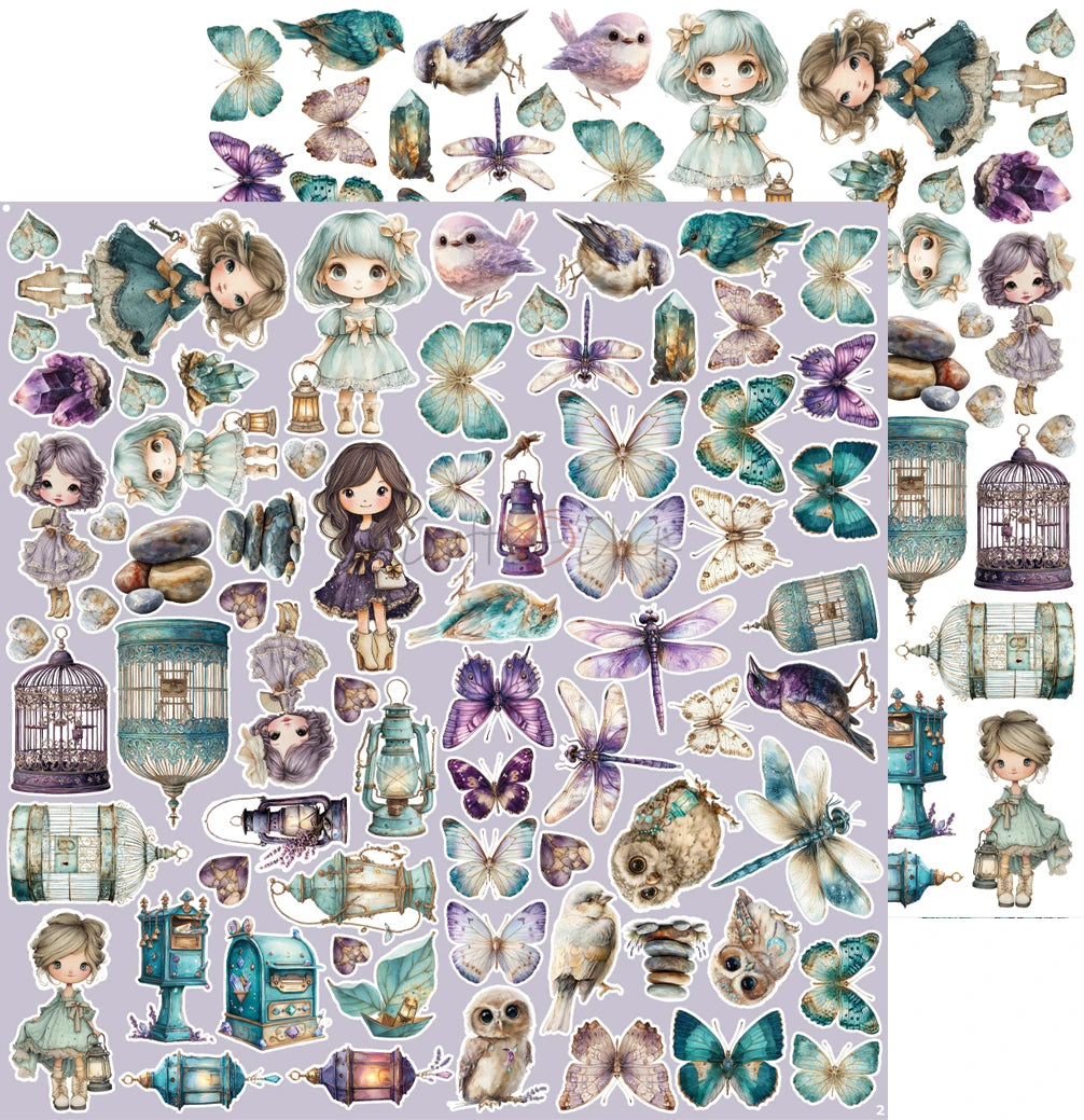 Craft O'Clock - Flowers Of Delight Extras Set 3 Mix