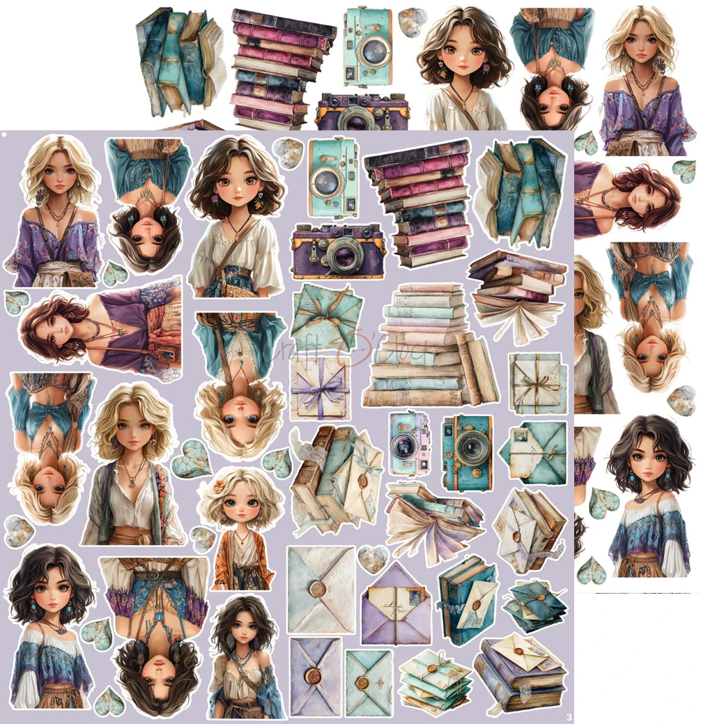 Craft O'Clock - Flowers Of Delight Extras Set 3 Mix
