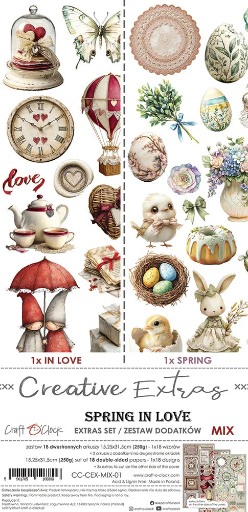 Craft O'Clock - Spring In Love Creative Extras