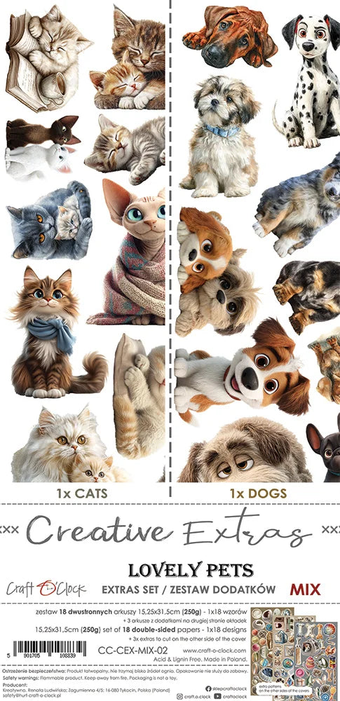 Craft O'Clock - Extras Set - Lovey Pets