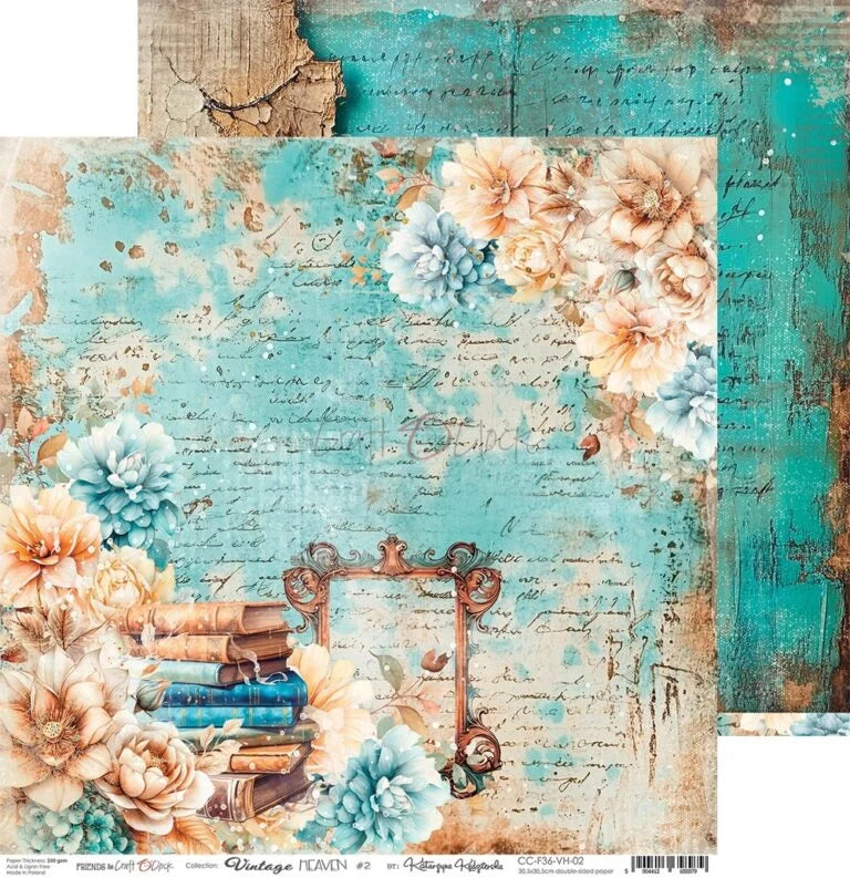 Craft O'Clock -  Vintage Heaven 12"x12" Paper Collection Pack