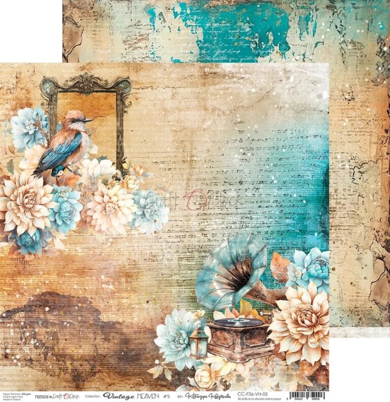 Craft O'Clock -  Vintage Heaven 12"x12" Paper Collection Pack