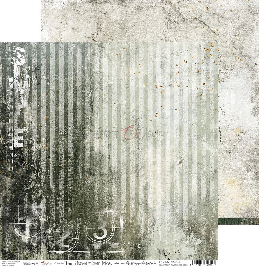 Craft O'Clock - The November Man 12"x12" Paper Collection Pack