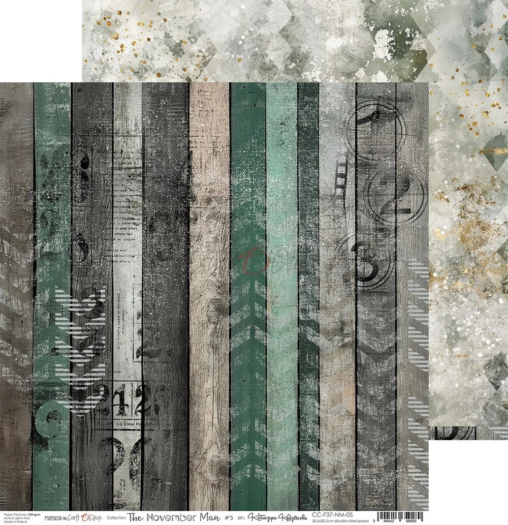 Craft O'Clock - The November Man 12"x12" Paper Collection Pack