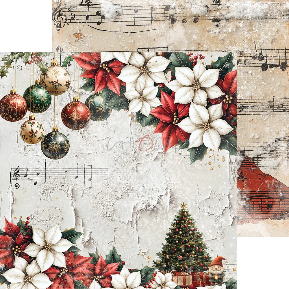 Craft O'Clock - Oh Christmas Night 8"x 8" Mix Paper Collection Pack