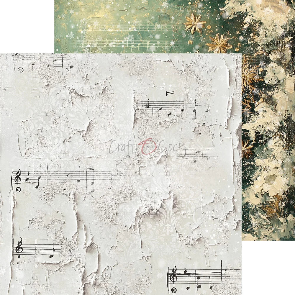 Craft O'Clock - Oh Christmas Night 8"x 8" Mix Paper Collection Pack