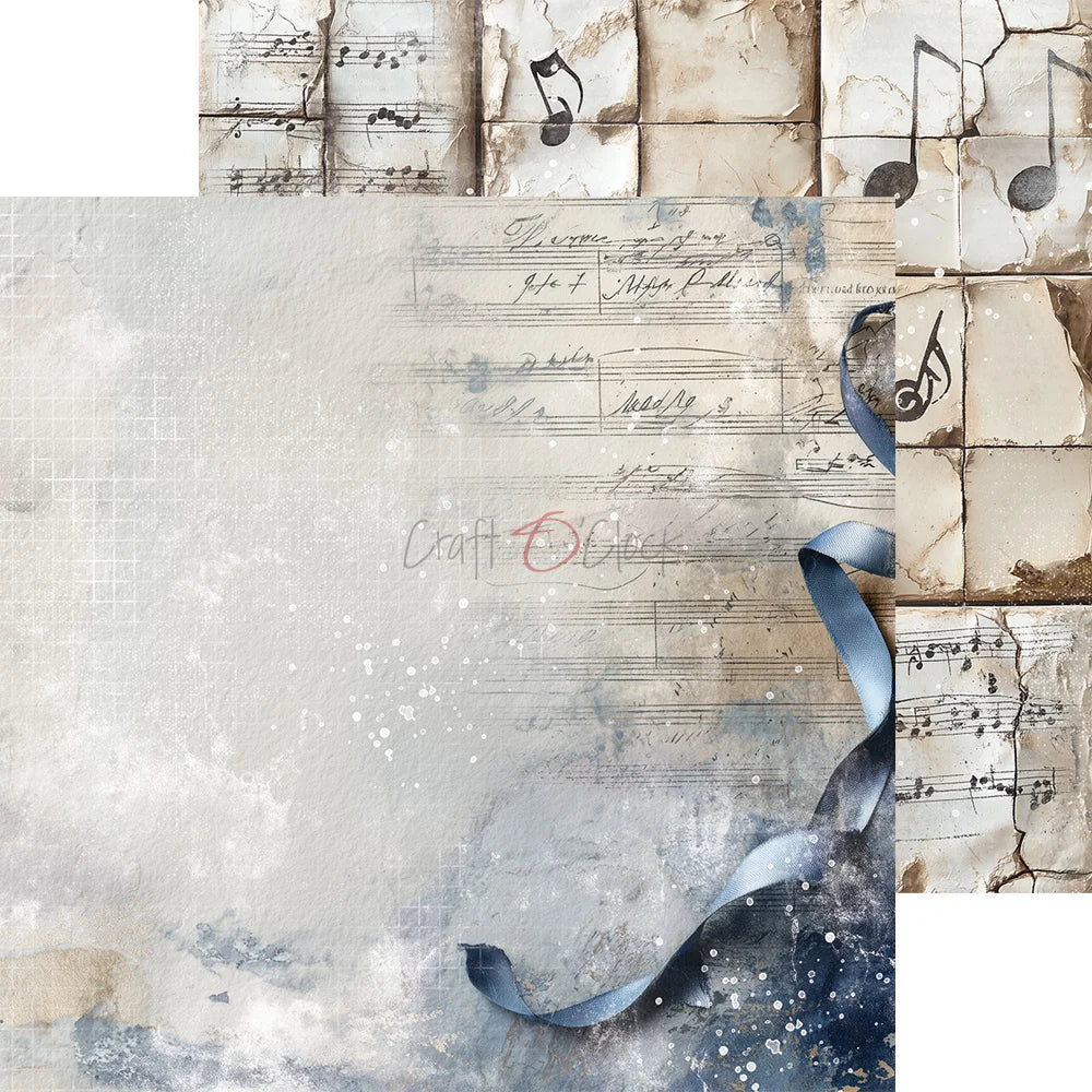 Craft O'Clock - Melody Of My Soul 8"x 8" Mix Paper Collection Pack