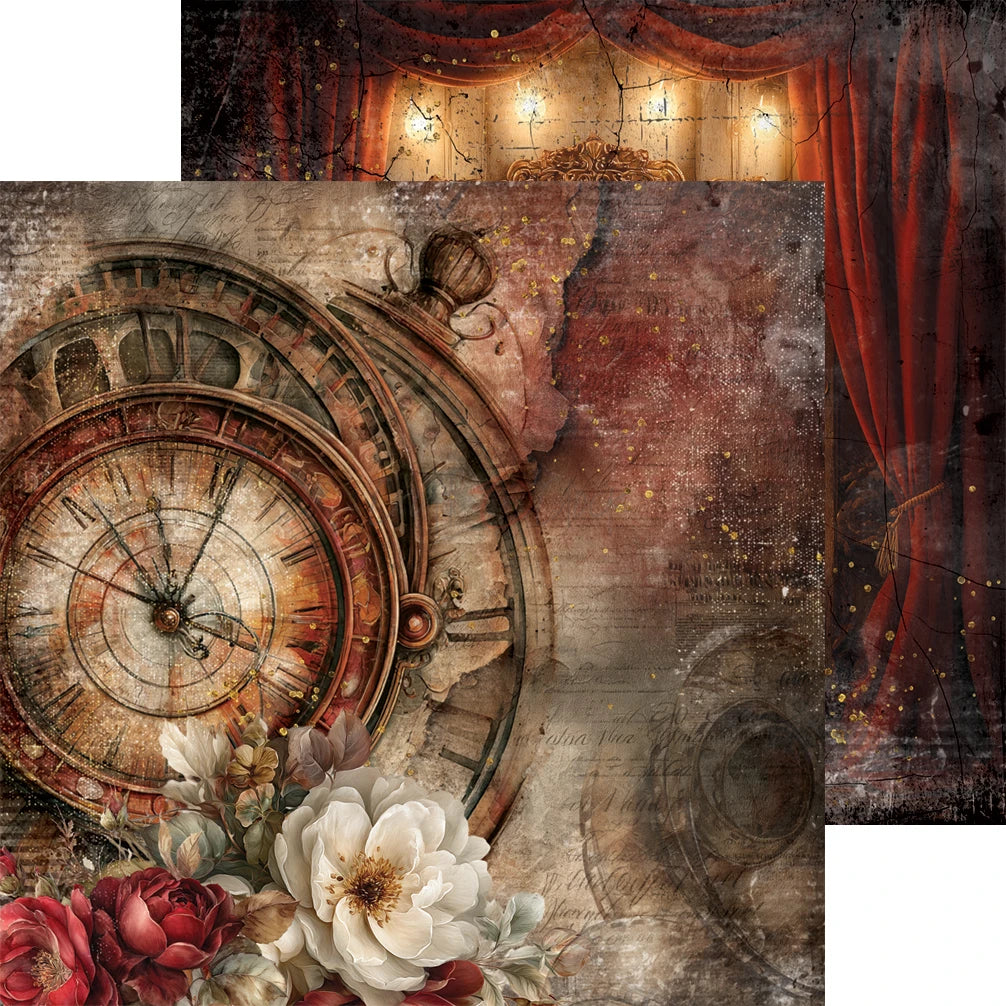 Craft O'Clock - Silver Screen Magic 8"x 8" Mix Paper Collection Pack