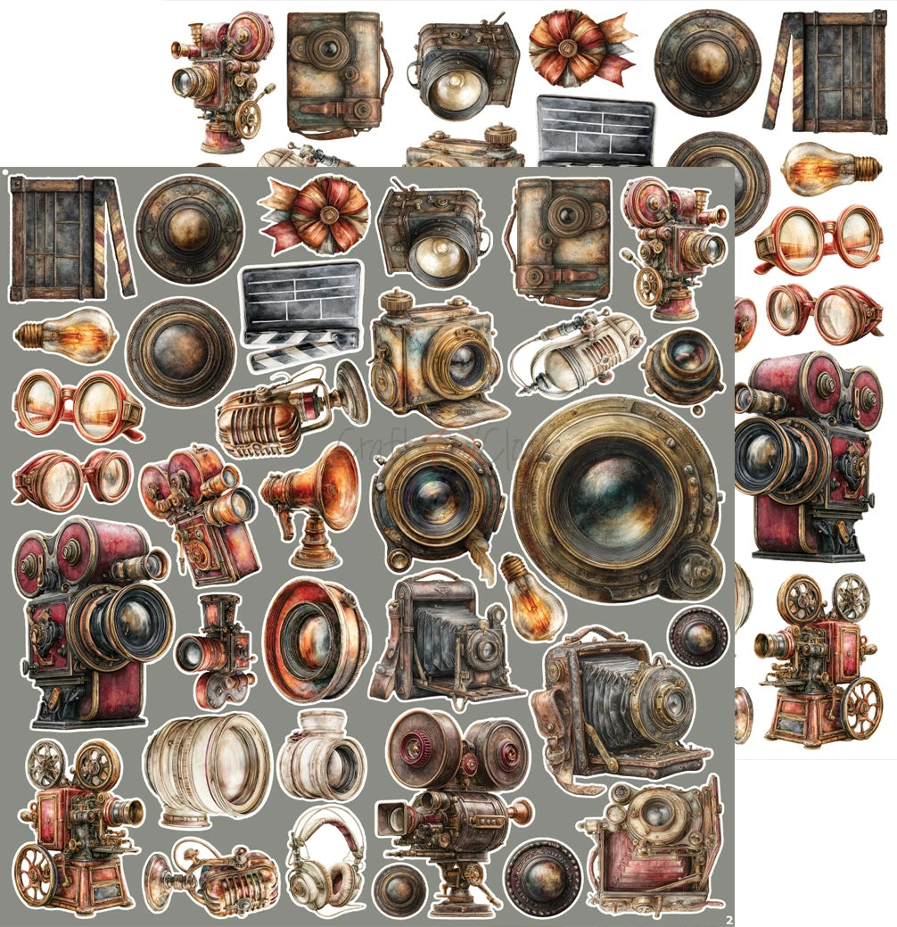 Craft O'Clock - Silver Screen Magic Extras Set 3 Mix