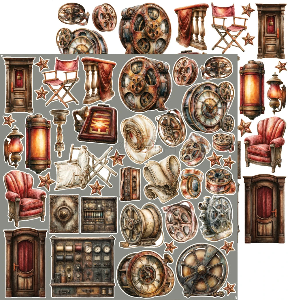 Craft O'Clock - Silver Screen Magic Extras Set 3 Mix