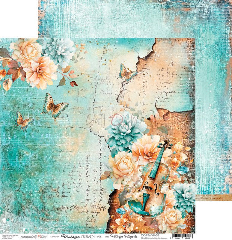 Craft O'Clock -  Vintage Heaven 8"x 8" Paper Collection Pack