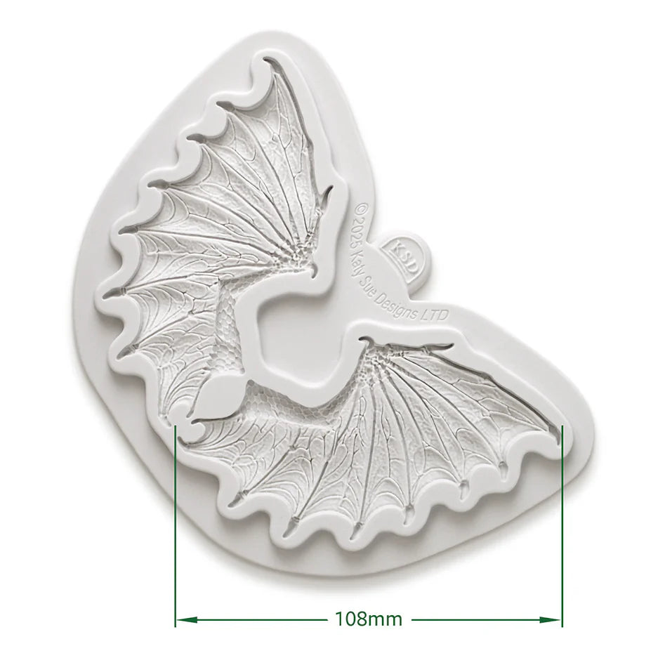 Cosmic Shimmer - Katy Sue  Silicone Mould - Dragon Wings