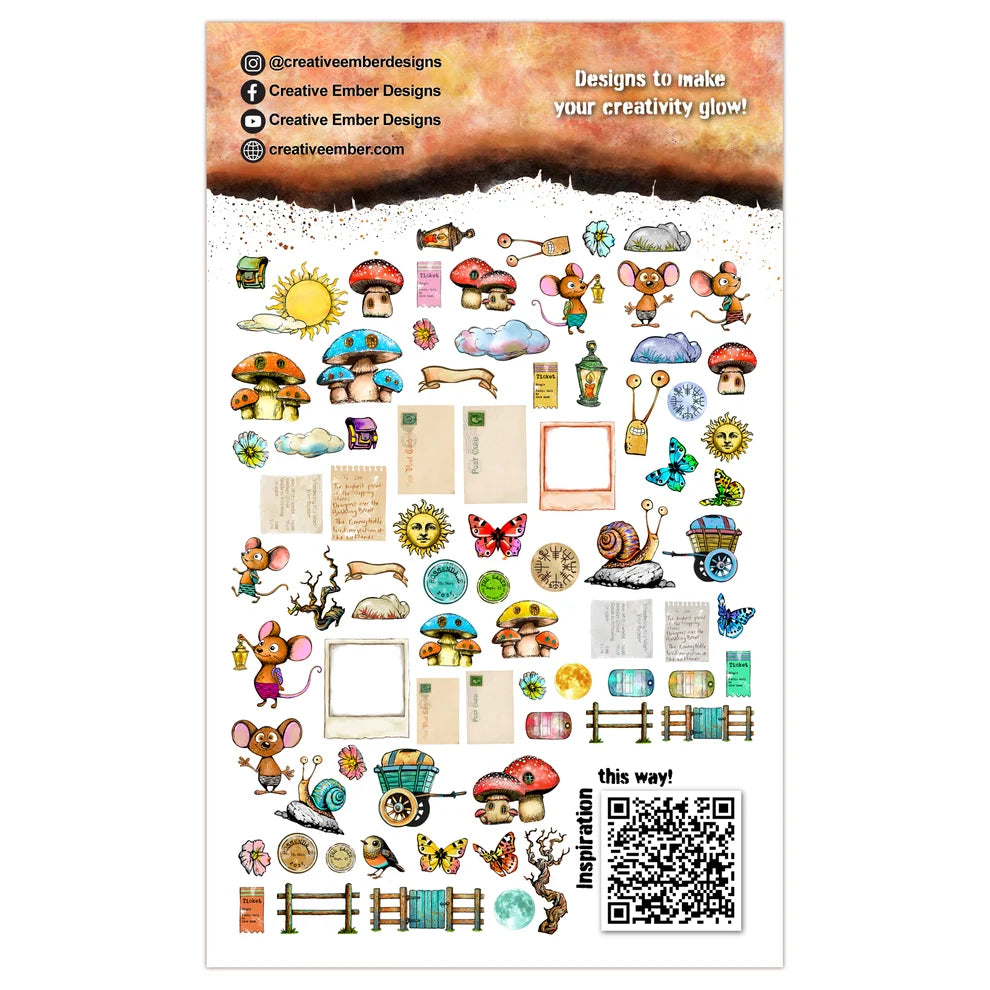 Creative Ember Designs - Ephemera Pack  - Lost Luggage