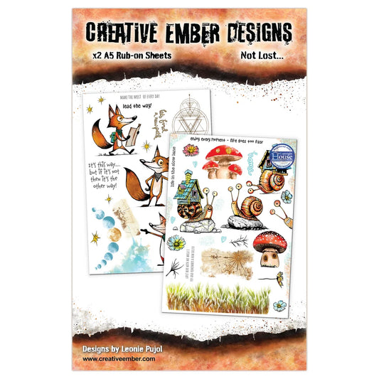 Creative Ember Designs - Rub On Sheets - Not Lost