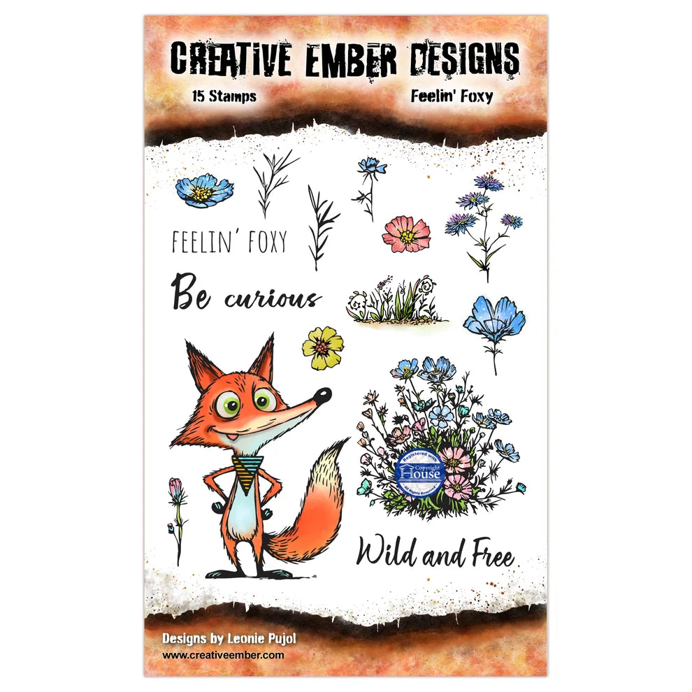 Creative Ember Designs - Clear Stamps - Feelin' Foxy