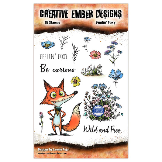Creative Ember Designs - Clear Stamps - Feelin' Foxy