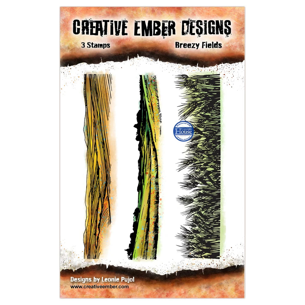 Creative Ember Designs - Clear Stamps - Breezy Fields
