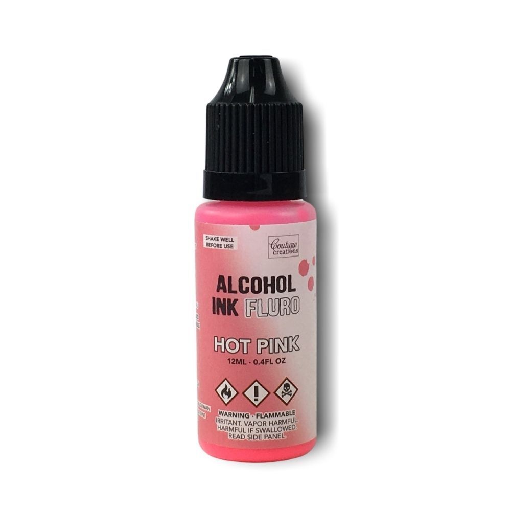 Alcohol Ink - Fluro Pink 12ml – 10Cats