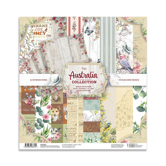 Paper Pack - Australia The Lucky Country Collection  12 x 12 (24 Patterned Papers)