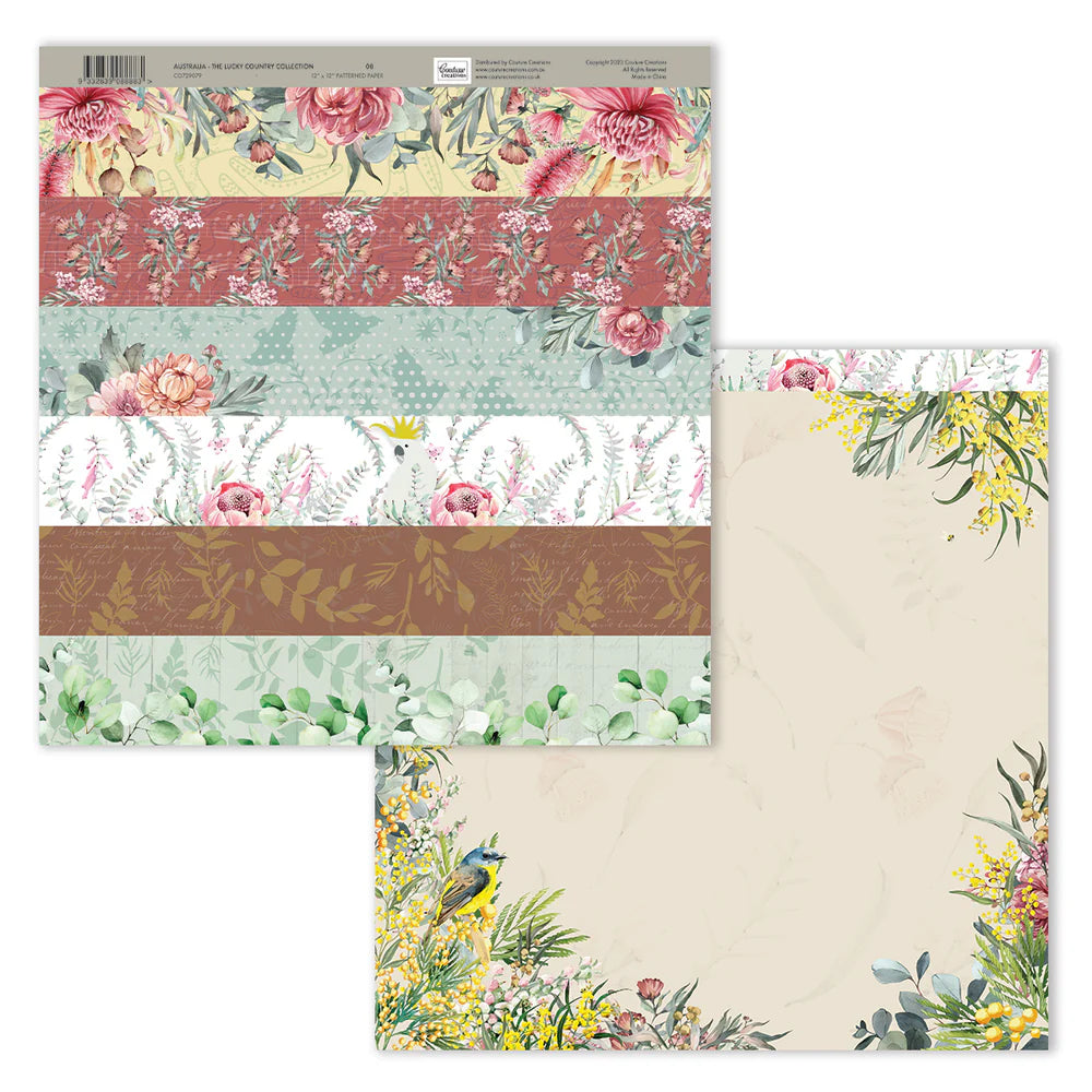 Paper Pack - Australia The Lucky Country Collection  12 x 12 (24 Patterned Papers)