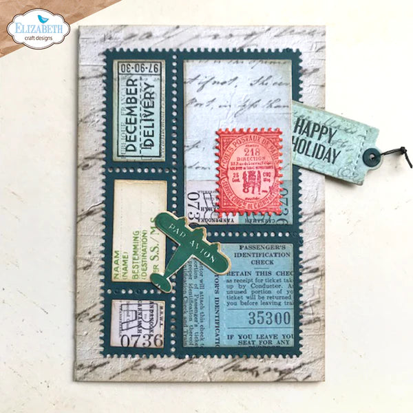 Elizabeth Craft Clear Stamps - Correspondence From The Past 2