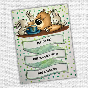 Paper Rose -  Clear Stamp Set - Super Day Sentiments
