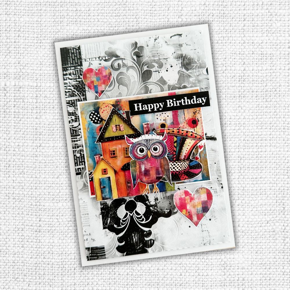Paper Rose - Inky Splash-  6x6 Paper Collection