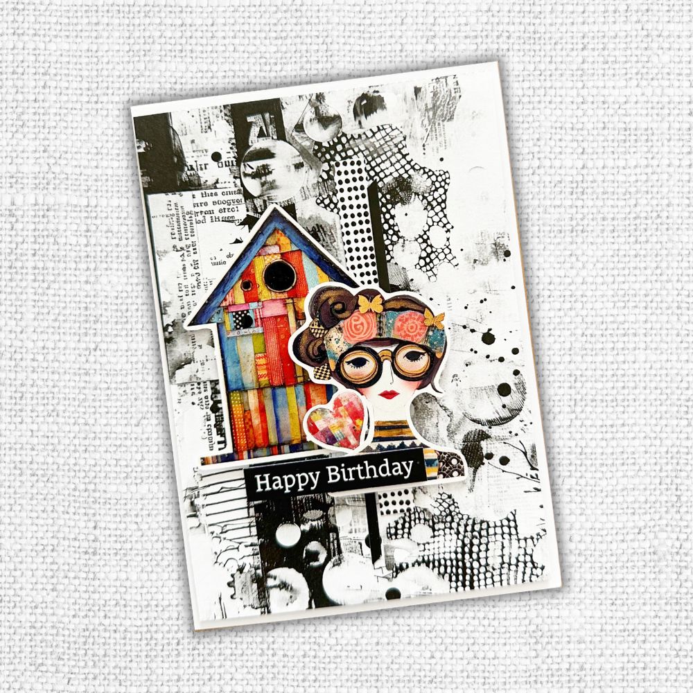 Paper Rose - Inky Splash-  6x6 Paper Collection