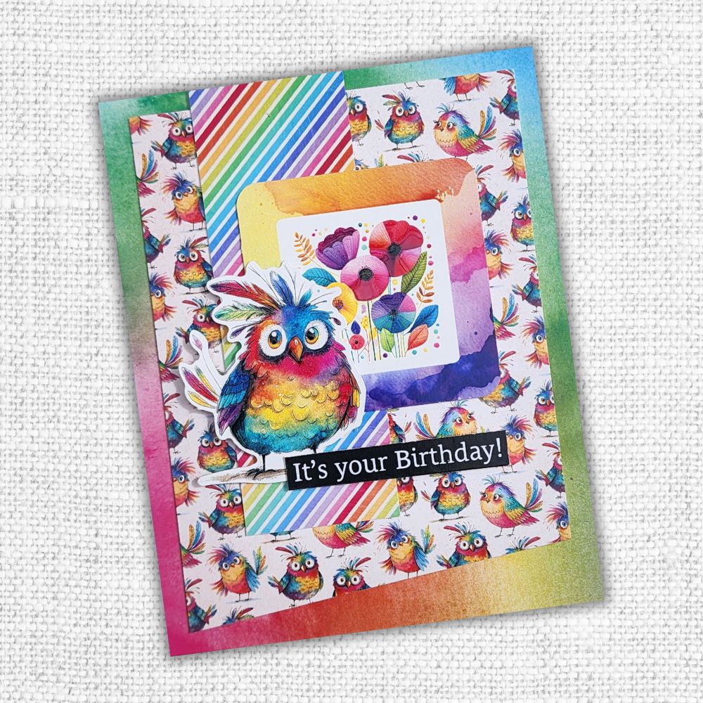 Paper Rose - Papercuts Card Making Kits - Rainbow Village