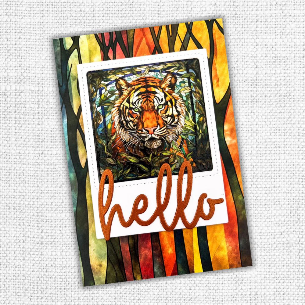 Paper Rose -  Metal Cutting Die - Hello