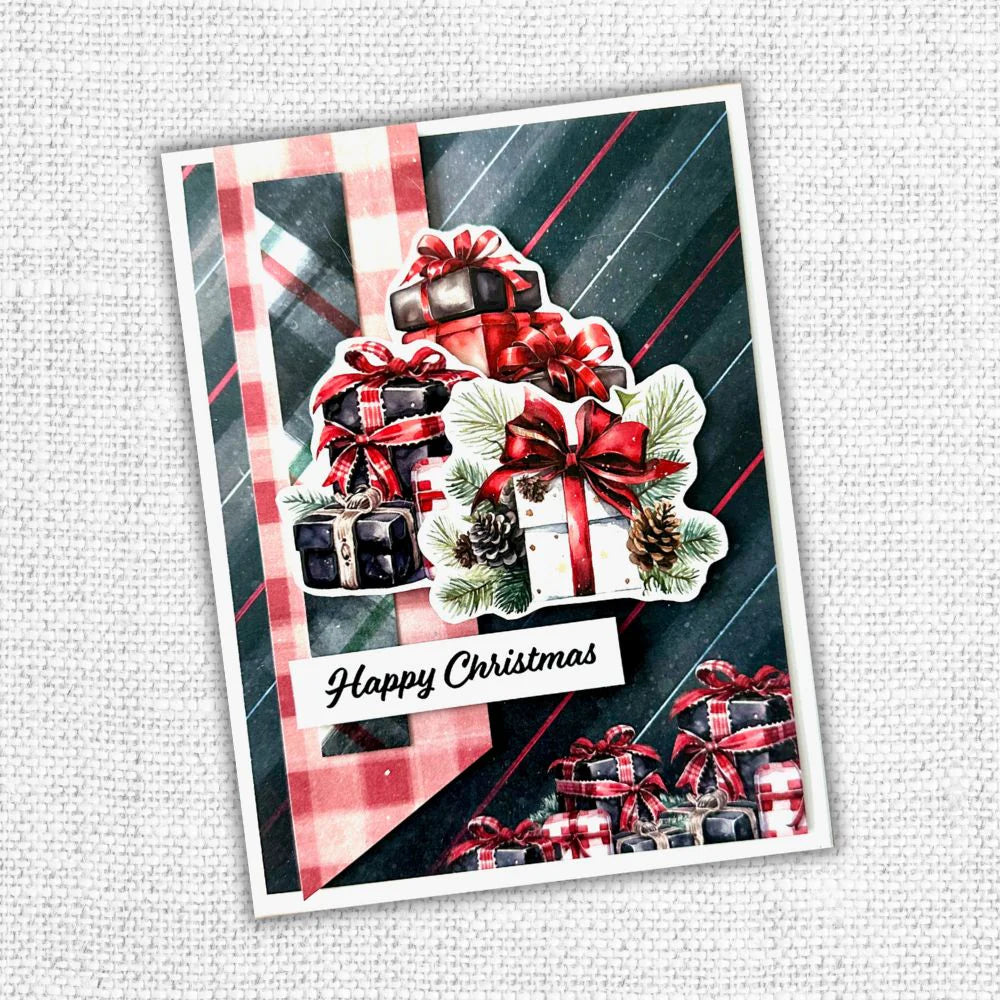 Paper Rose Embossed Die Cuts - Jolly Christmas 2.0