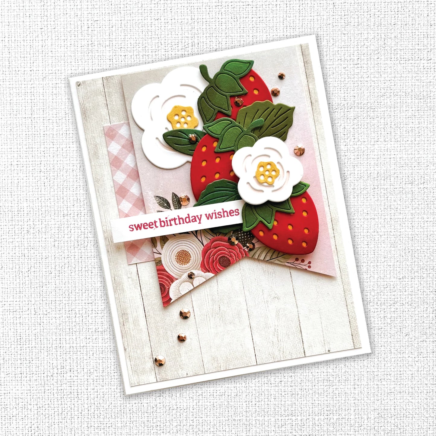 Paper Rose - Strawberry Friends Basics 6'x6' Paper Collection