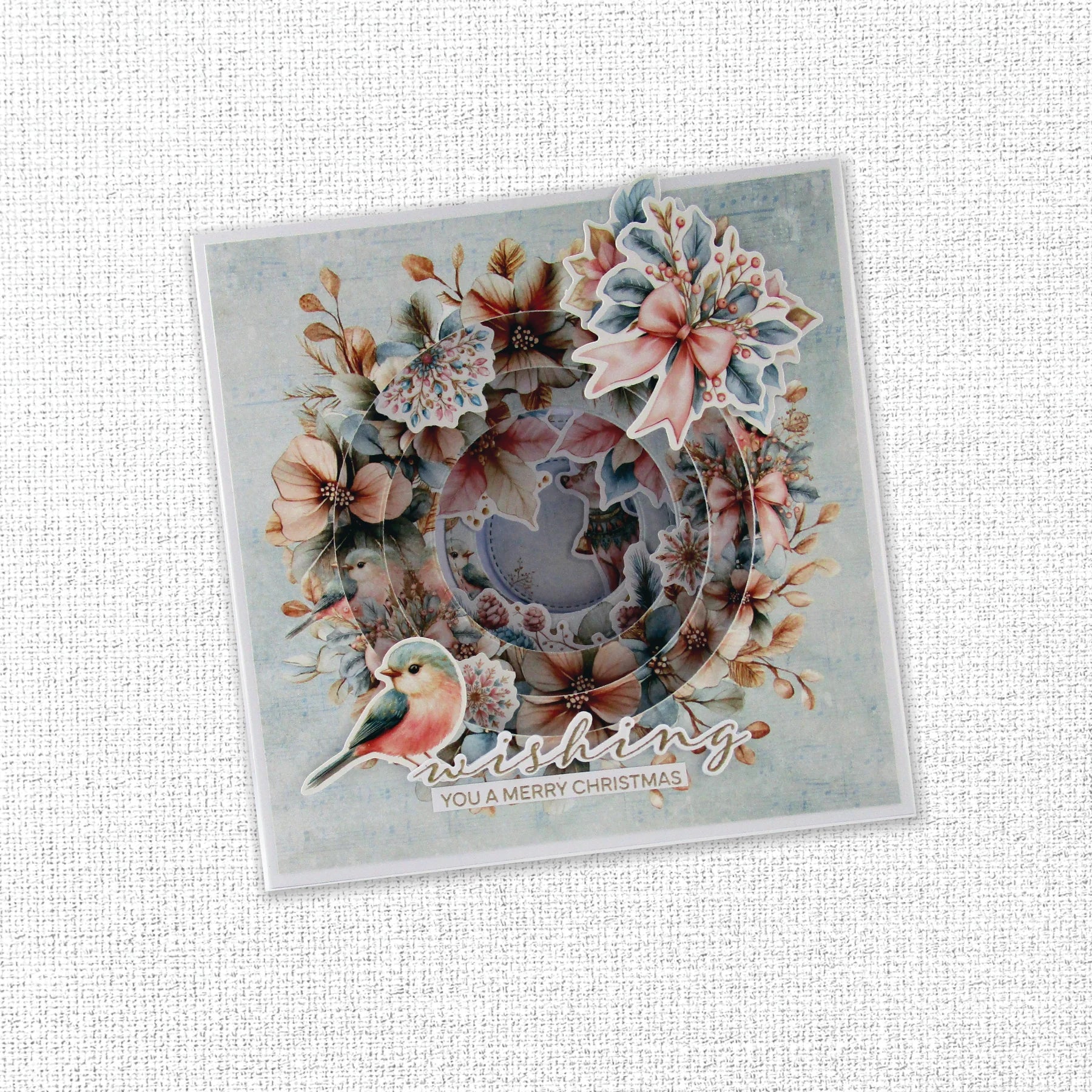 Paper Rose -  Metal Cutting Die - Wishing & Sending Sentiments