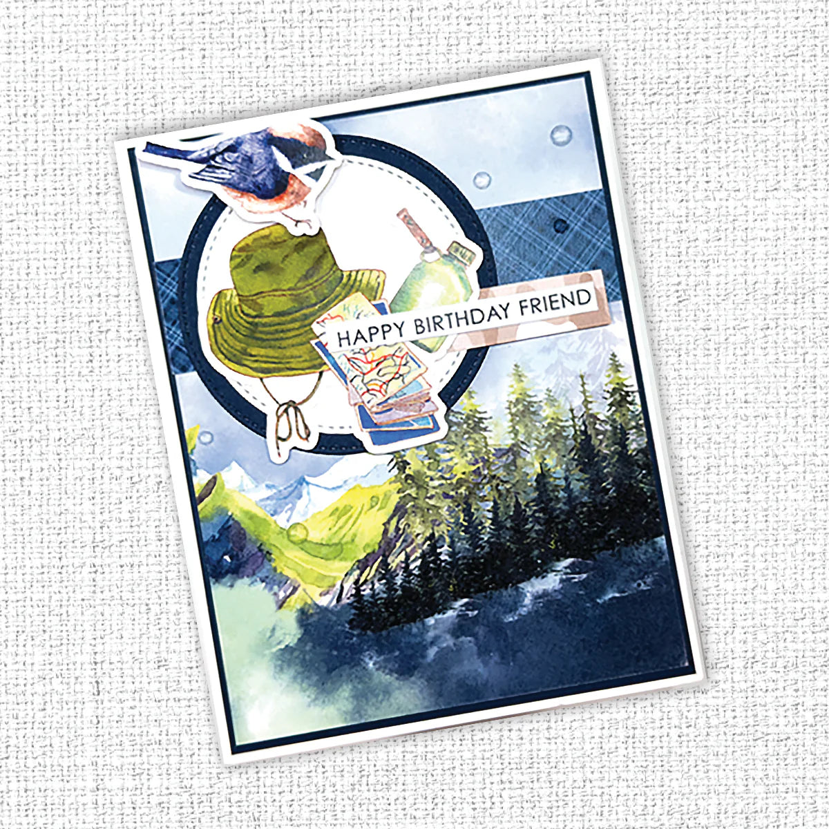 Paper Rose Embossed Die Cuts -  Mountain Trek 1.0
