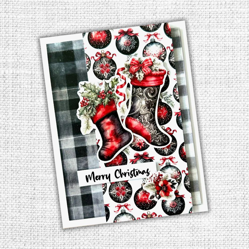 Paper Rose Embossed Die Cuts - Jolly Christmas 1.0