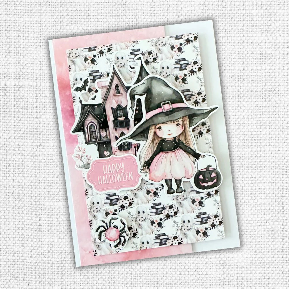 Paper Rose Cut Aparts - Pink Halloween