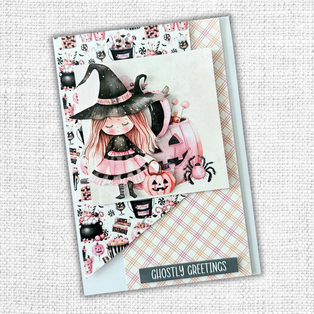 Paper Rose Cut Aparts - Pink Halloween
