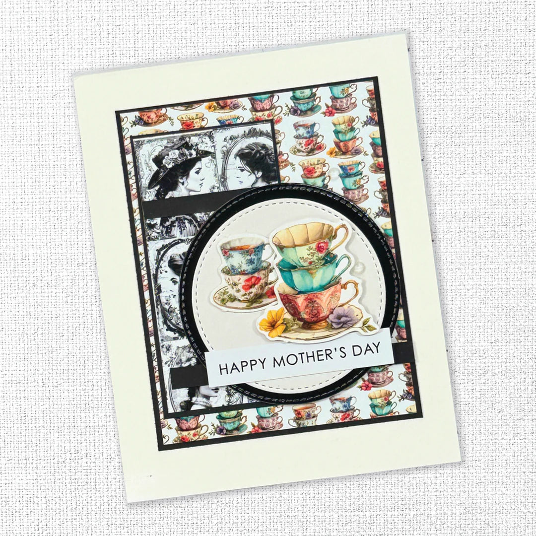 Paper Rose Embossed Die Cuts -  Botanical Memories