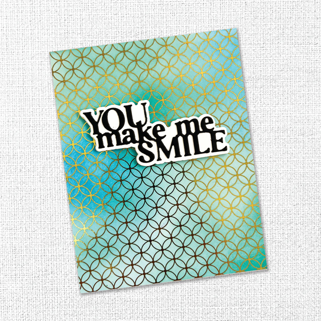 Paper Rose -  Metal Cutting Die - You Make Me Smile