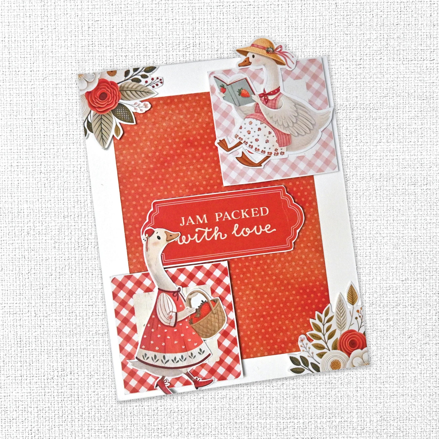 Paper Rose - Strawberry Friends 6'x6' Paper Collection