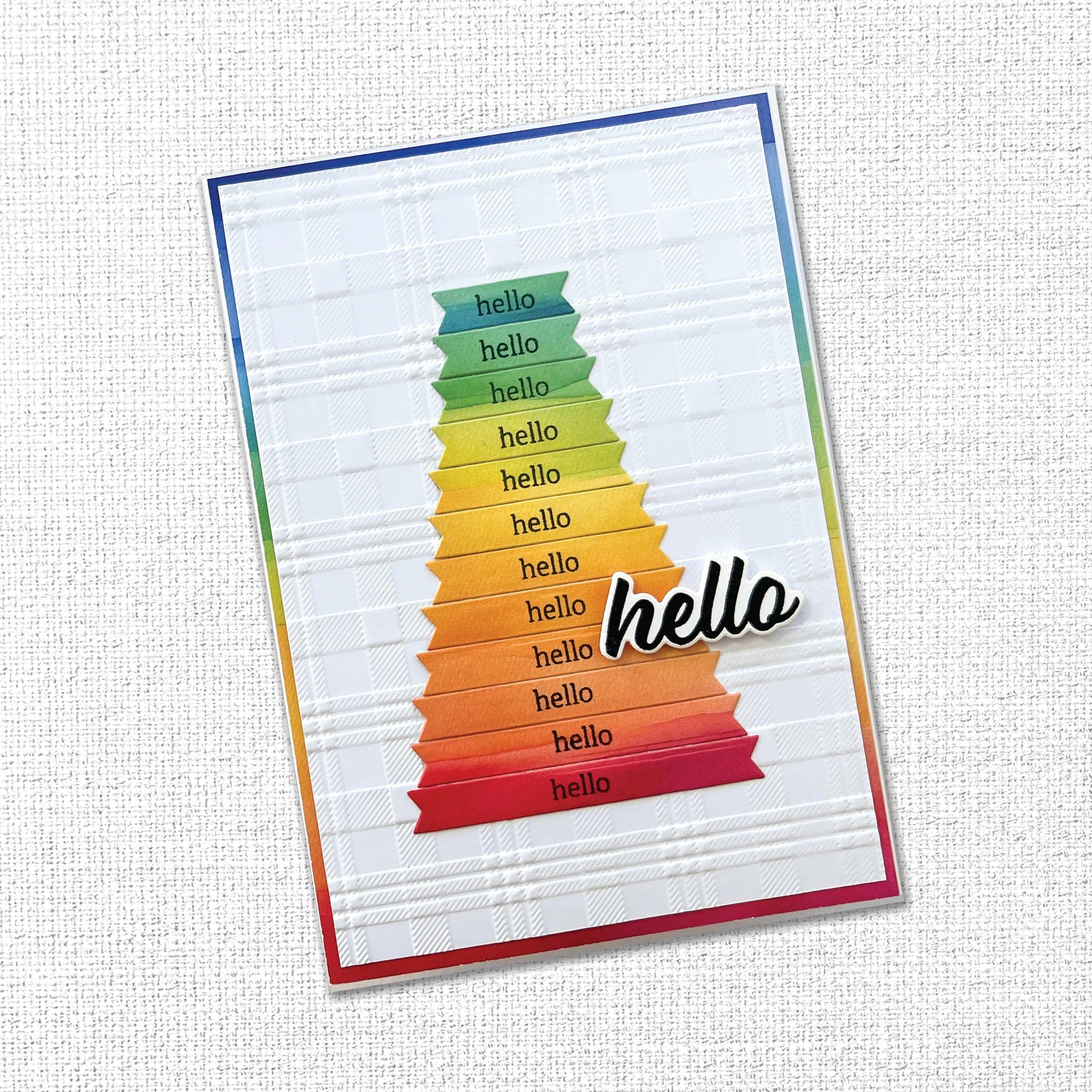 Paper Rose -  Metal Cutting Die - Sentiment Banner Strips