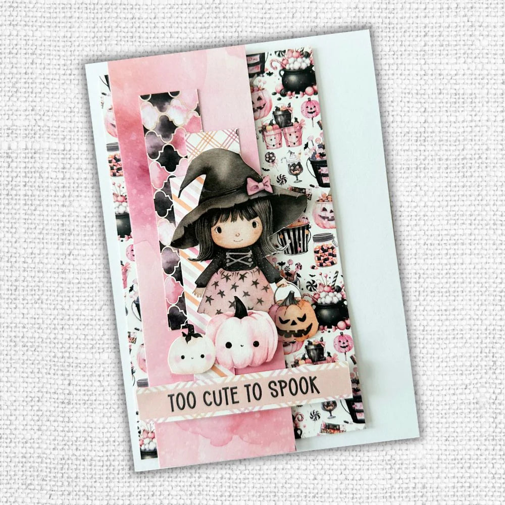 Paper Rose Cut Aparts - Pink Halloween