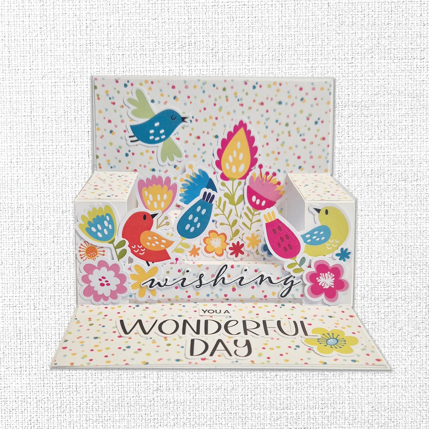 Paper Rose -  Metal Cutting Die - Wishing & Sending Sentiments