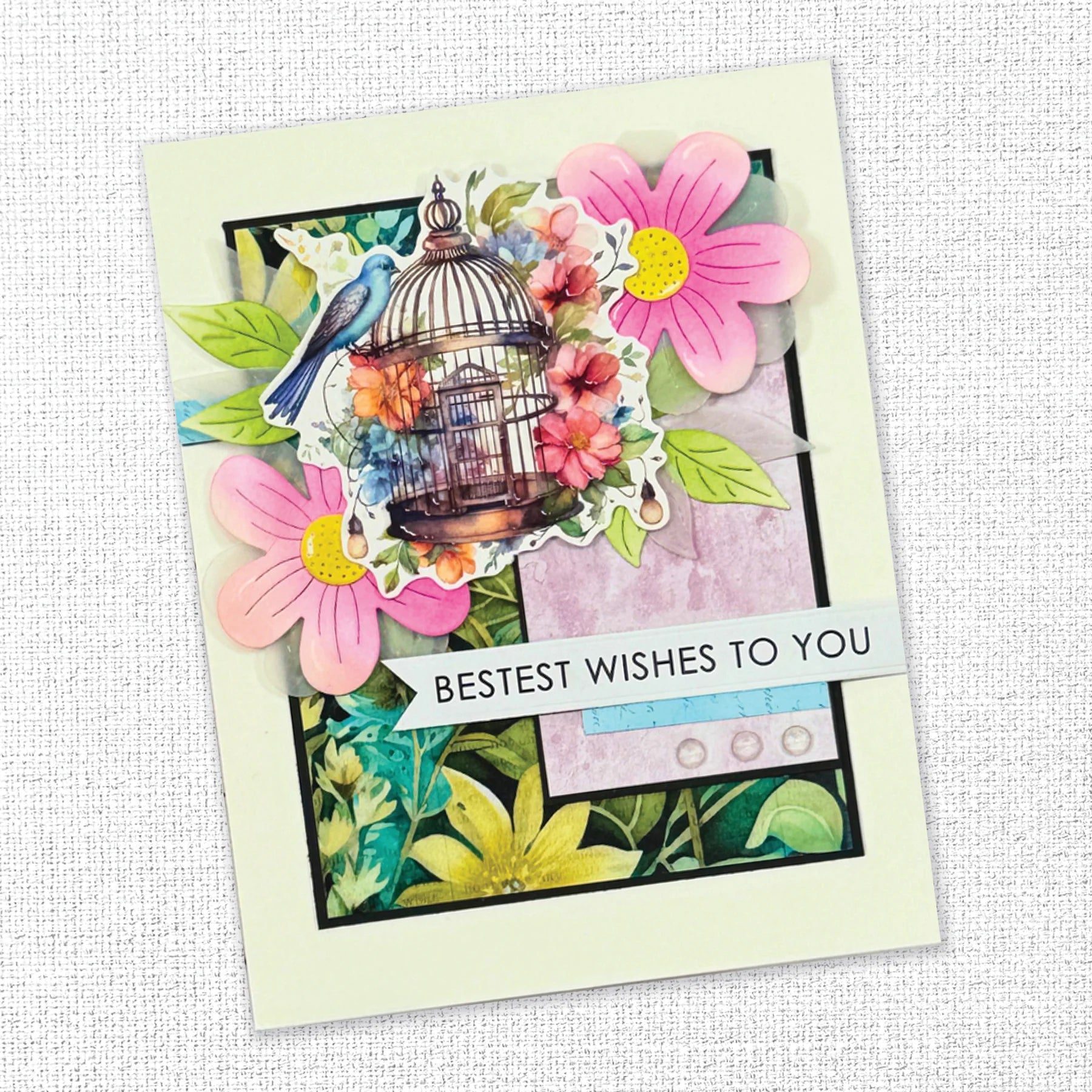 Paper Rose Embossed Die Cuts -  Botanical Memories