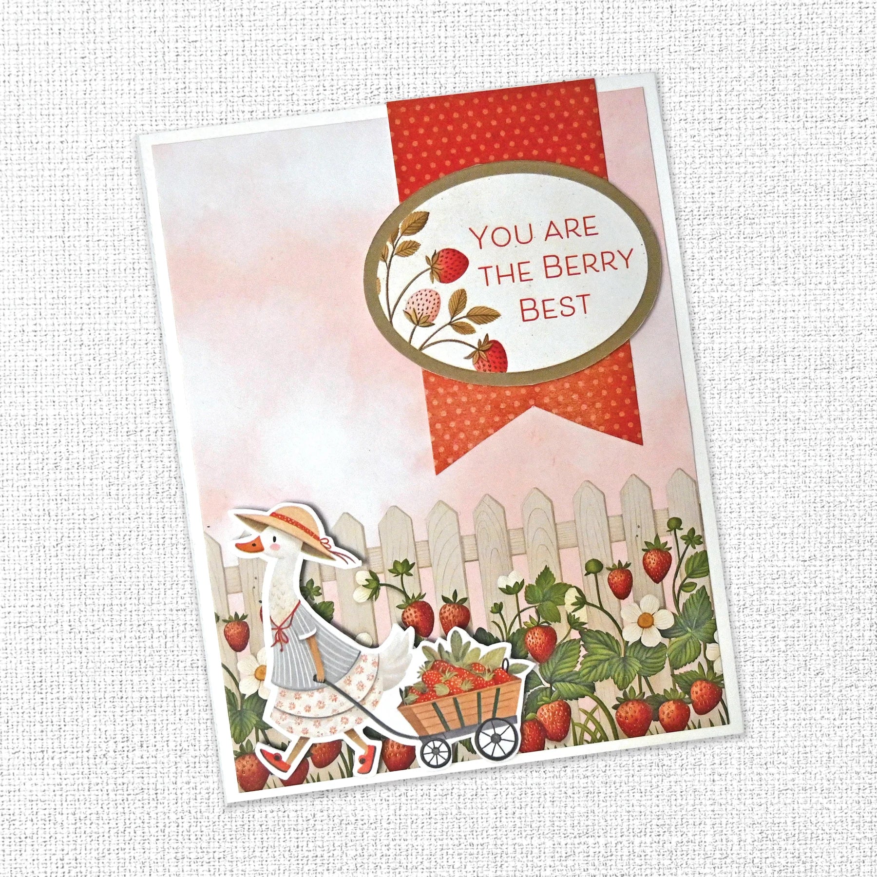 Paper Rose - Strawberry Friends Basics 6'x6' Paper Collection